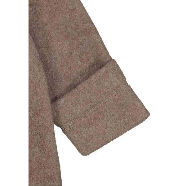 Mikk-Line Cotton Fleece Suit Melange Denver