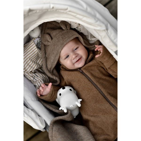 Mikk-Line Cotton Fleece Suit Melange Denver