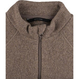 Mikk-Line Cotton Fleece Jacket Melange Denver
