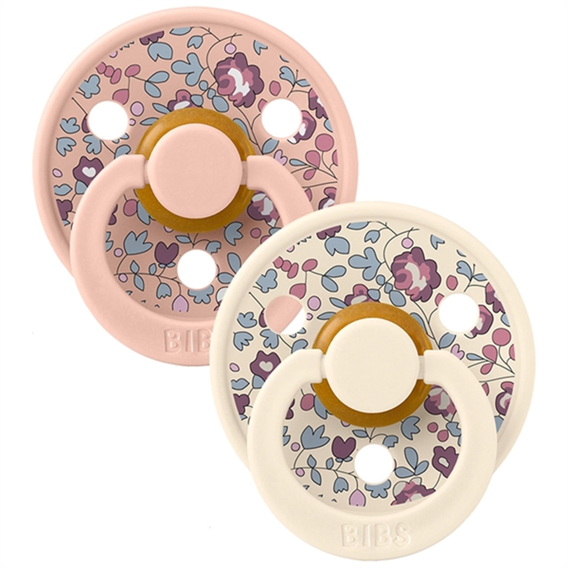 Bibs x Liberty Latex Pacifier 2-pack Eloise Blush Mix