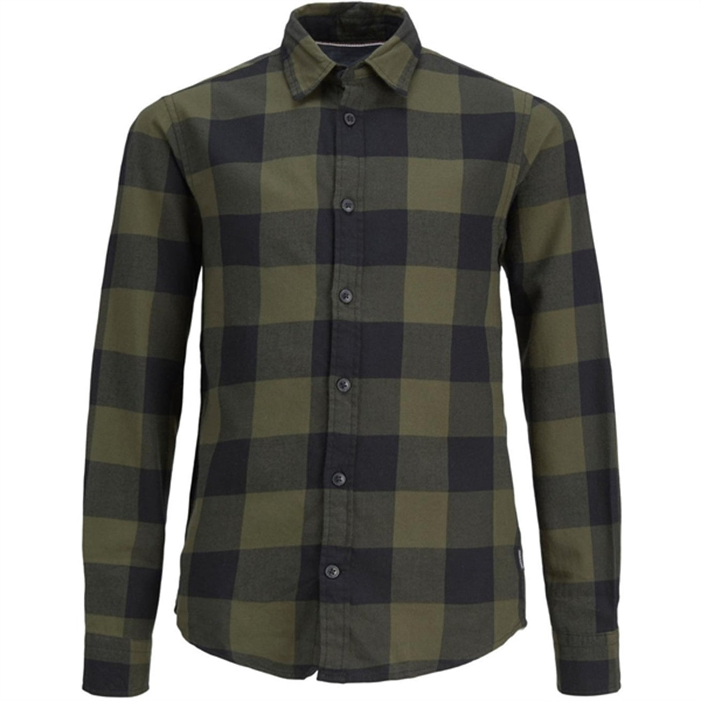 Jack & Jones Junior Dusty Olive Ingham Twill Shirt Noos