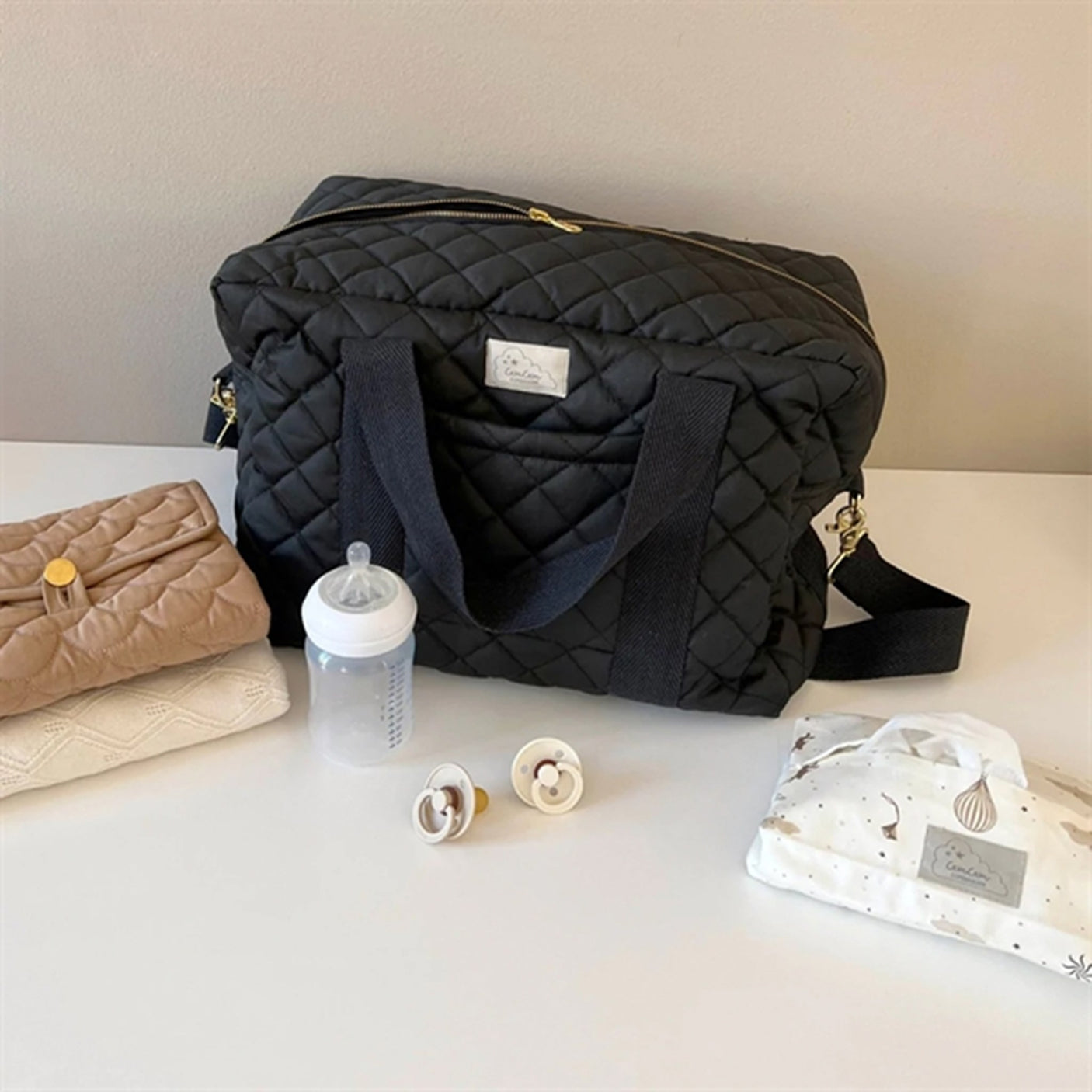 Cam Cam Copenhagen Changing Bag Large Black 2