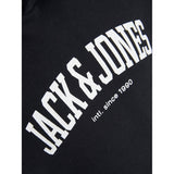 Jack & Jones Junior Black Josh Sweat Hoodie