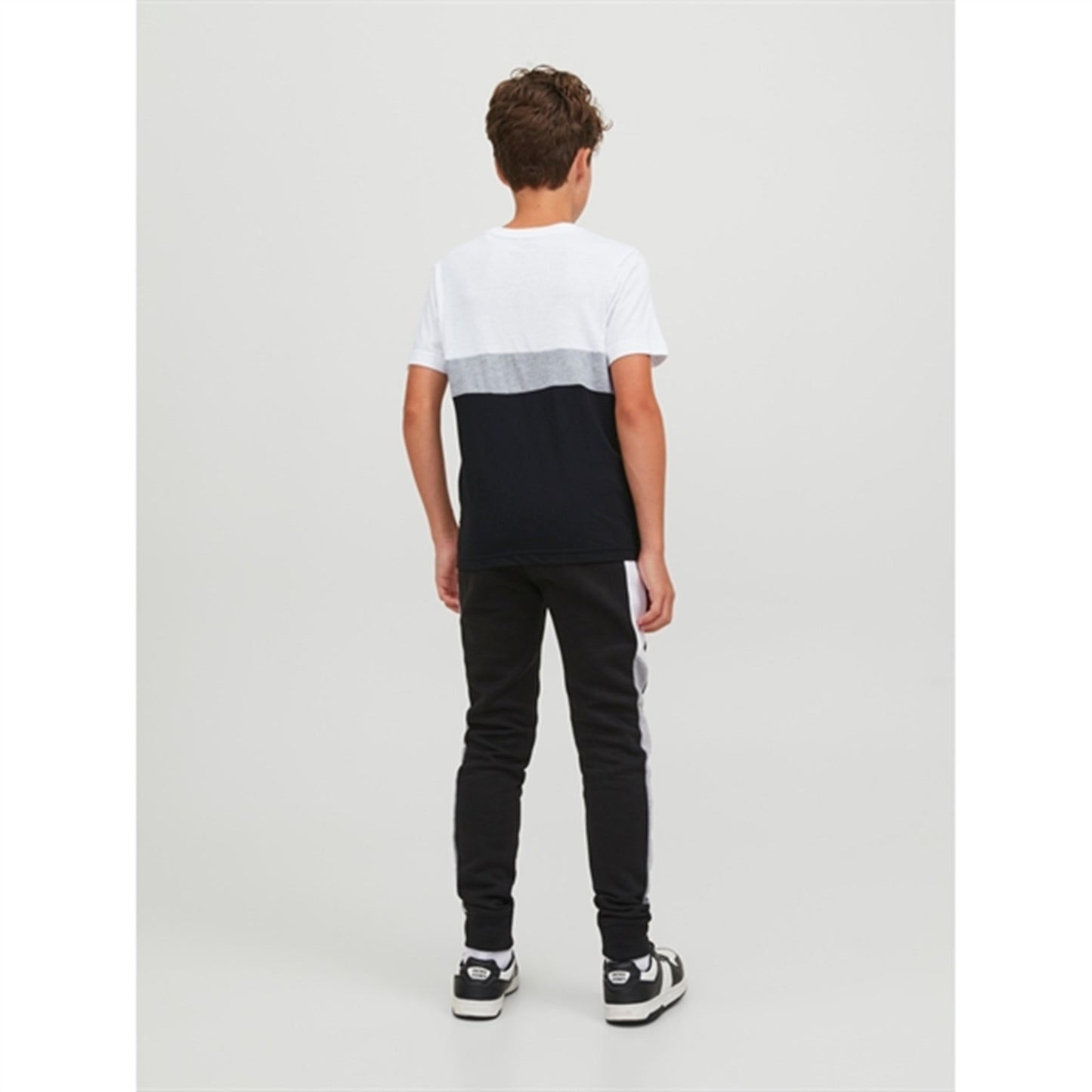 Jack & Jones Junior White Reid Blocking T-Shirt