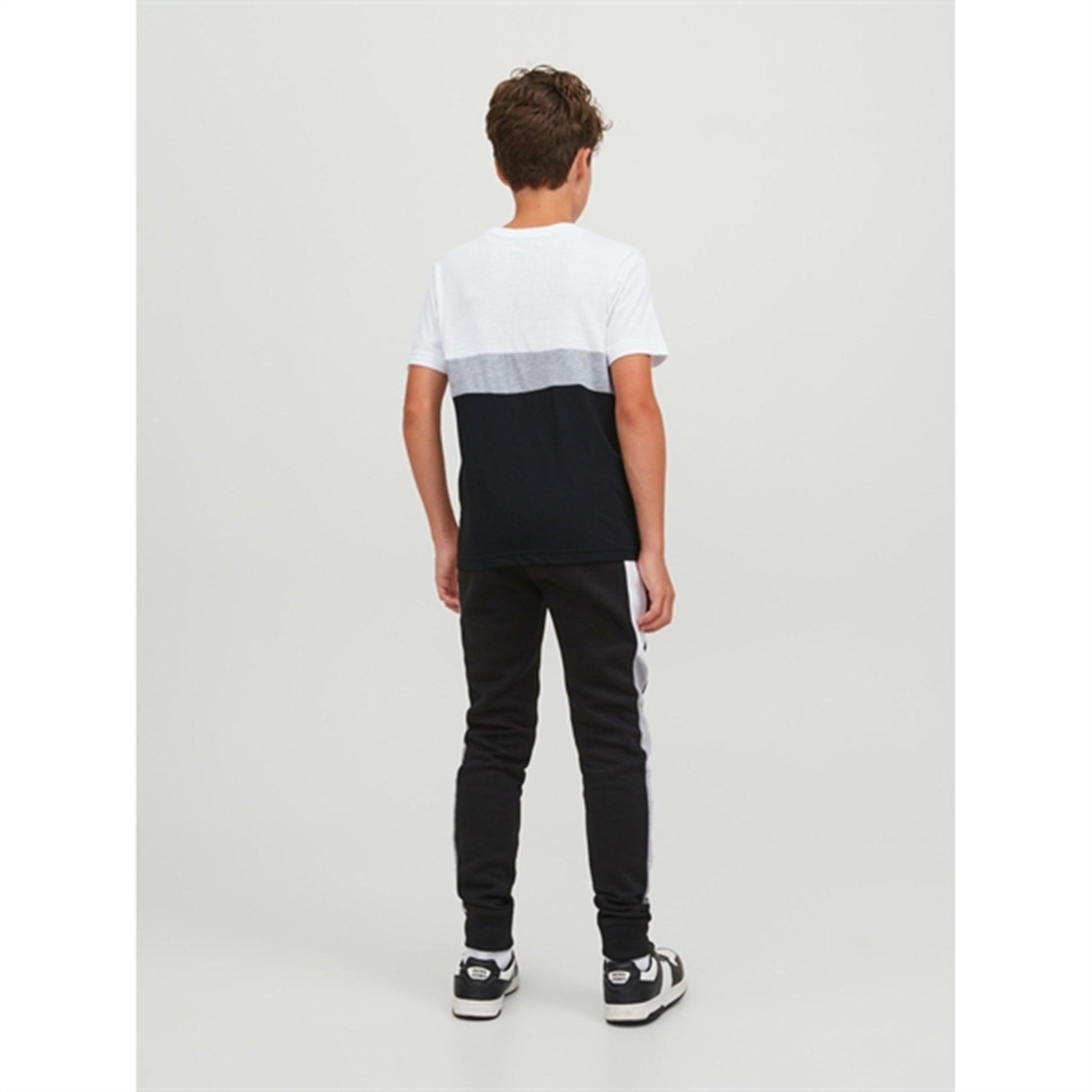Jack & Jones Junior White Reid Blocking T-Shirt