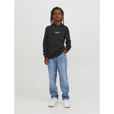 Jack & Jones Junior Black Vesterbro Sweat Hoodie Noos