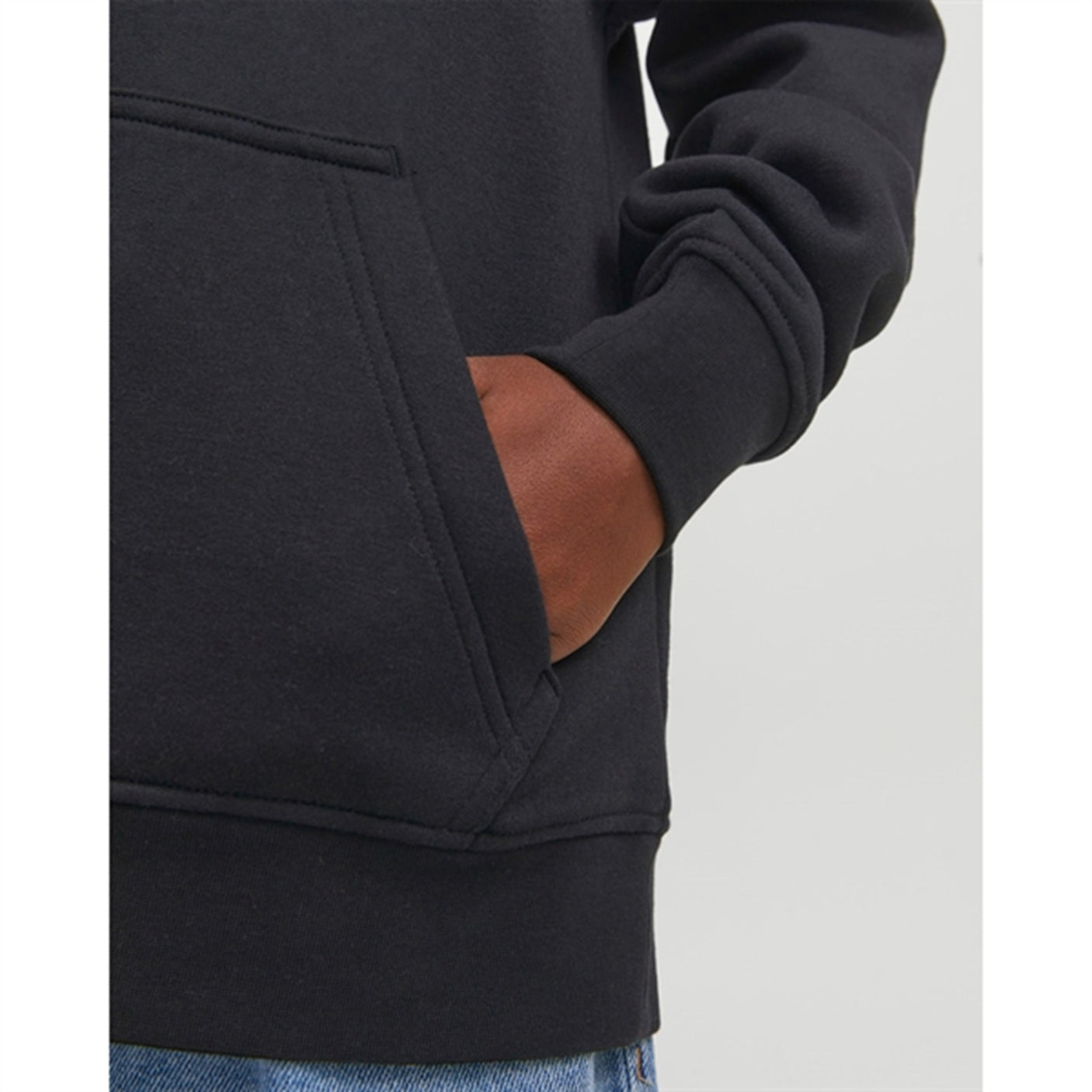 Jack & Jones Junior Black Vesterbro Sweat Hoodie Noos