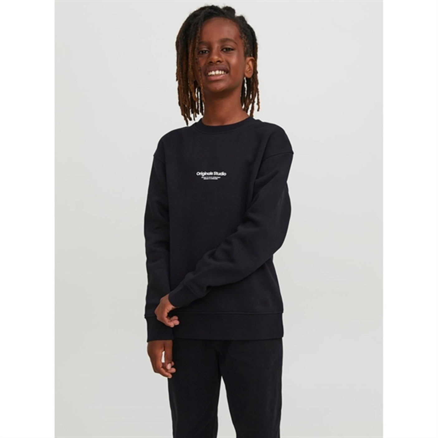 Jack & Jones Junior Black Jorvesterbro Sweatshirt