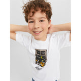Jack & Jones Junior Bright White Afterlife T-Shirt