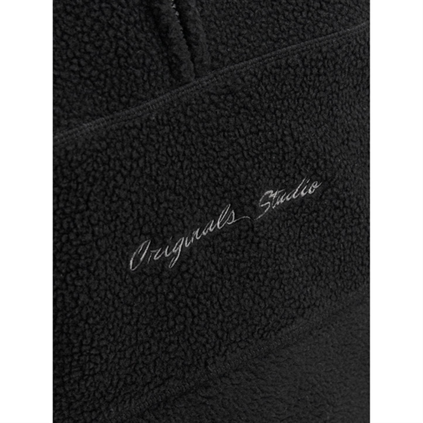 Jack & Jones Junior Black Hays Halfzip Fleece Jacket