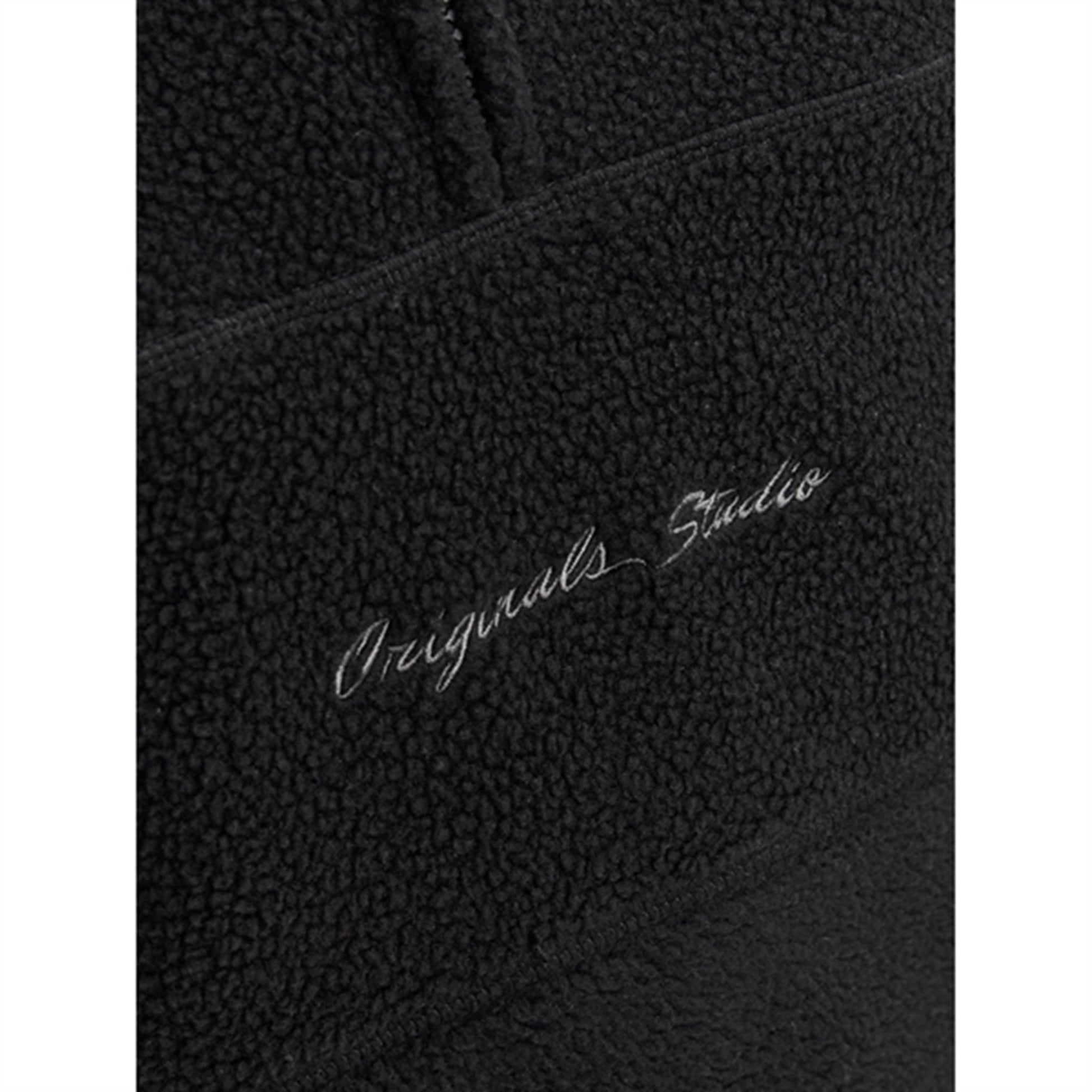 Jack & Jones Junior Black Hays Halfzip Fleece Jacket