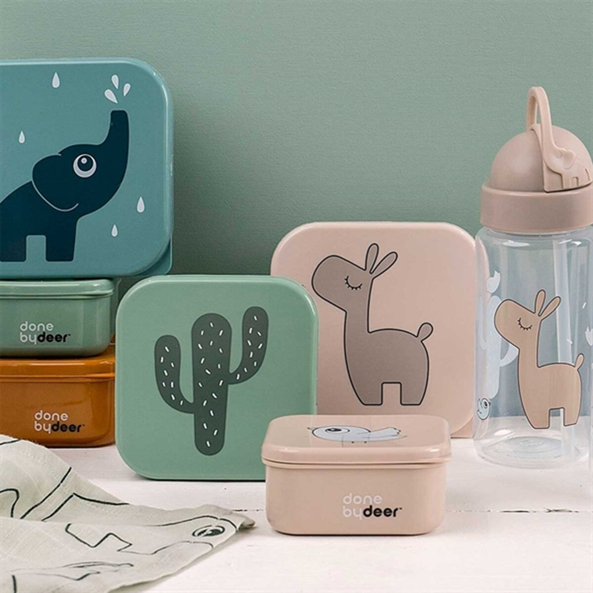 Done by Deer Snack Box Sæt 3-pak Lalee Sand Mix