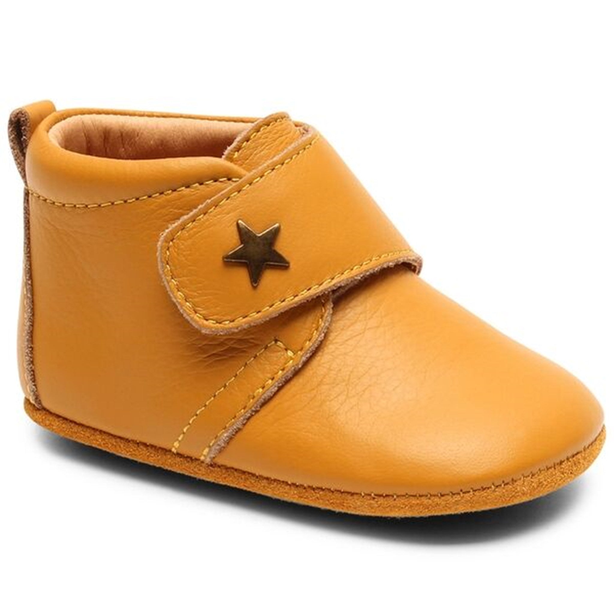 Bisgaard Indoor Shoes Velcro Star 12301 Mustard