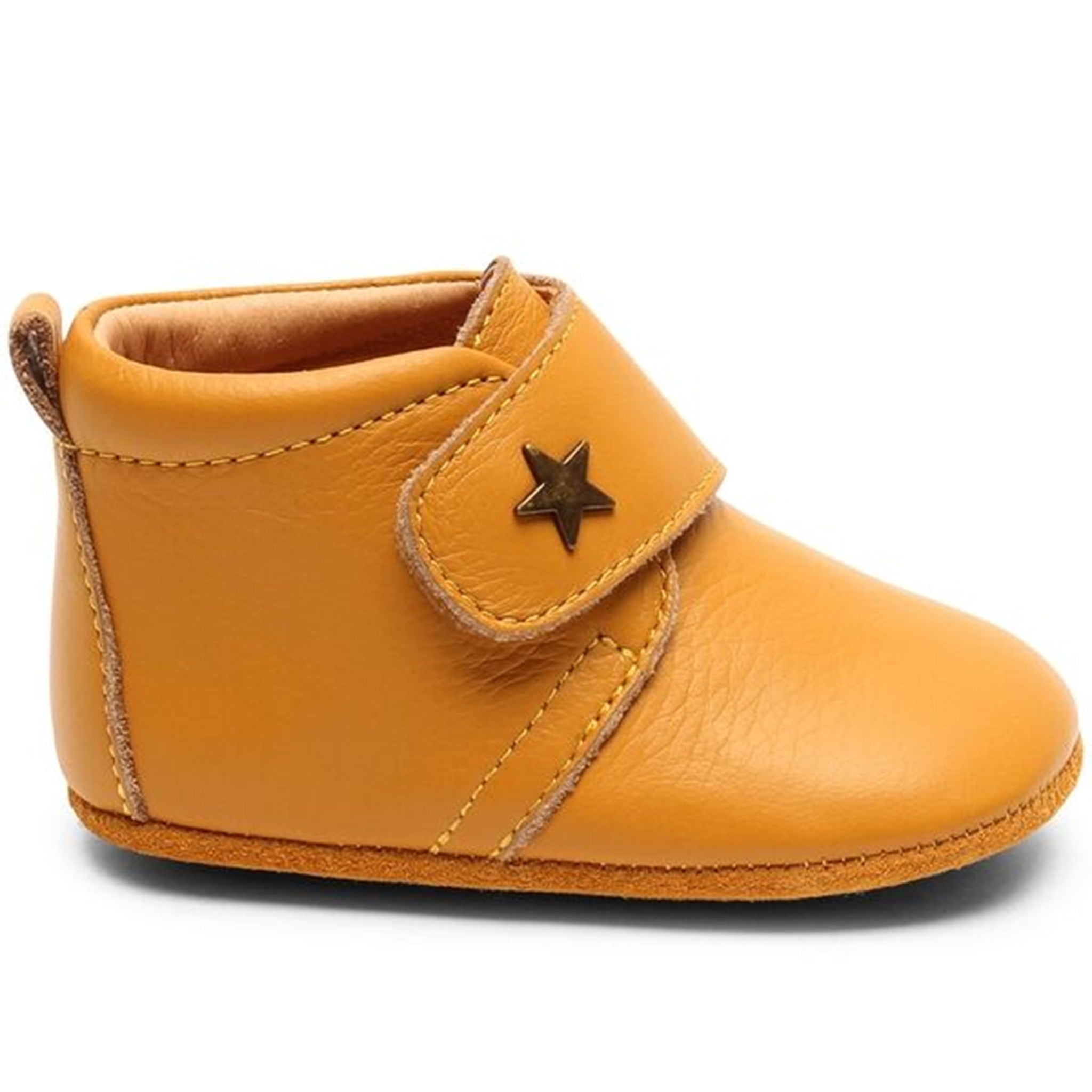 Bisgaard Indoor Shoes Velcro Star 12301 Mustard 2