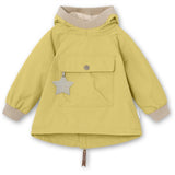 MINI A TURE Baby Vito Spring Anorak m/Fleece Lining Dusky Citron