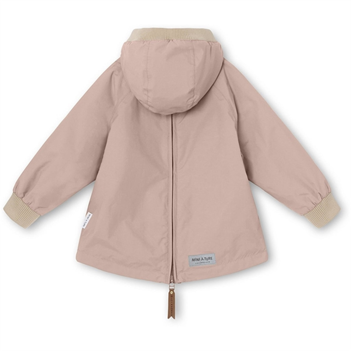MINI A TURE Baby Vito Spring Anorak m/Fleece Lining Rose Smoke