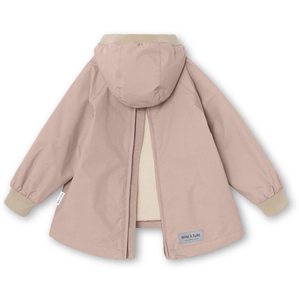 MINI A TURE Baby Vito Spring Anorak m/Fleece Lining Rose Smoke