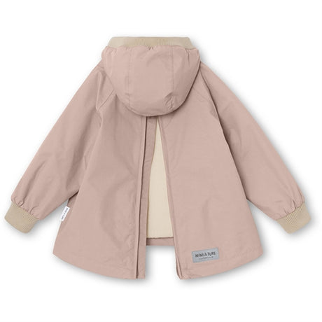 MINI A TURE Baby Vito Spring Anorak m/Fleece Lining Rose Smoke