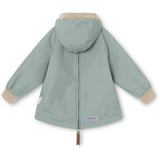 MINI A TURE Baby Vito Spring Anorak w/Fleece Lining Gray Mist