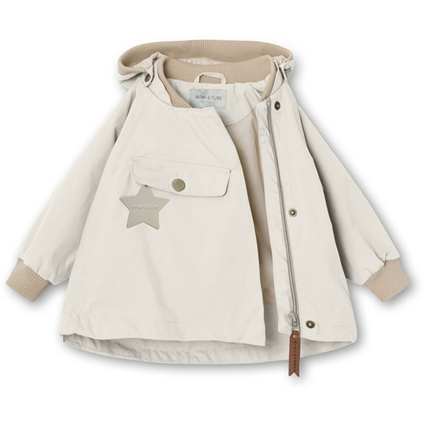 MINI A TURE Wai Spring Jacket White Swan