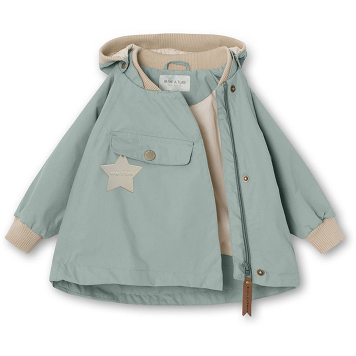 MINI A TURE Wai Spring Jacket Gray Mist