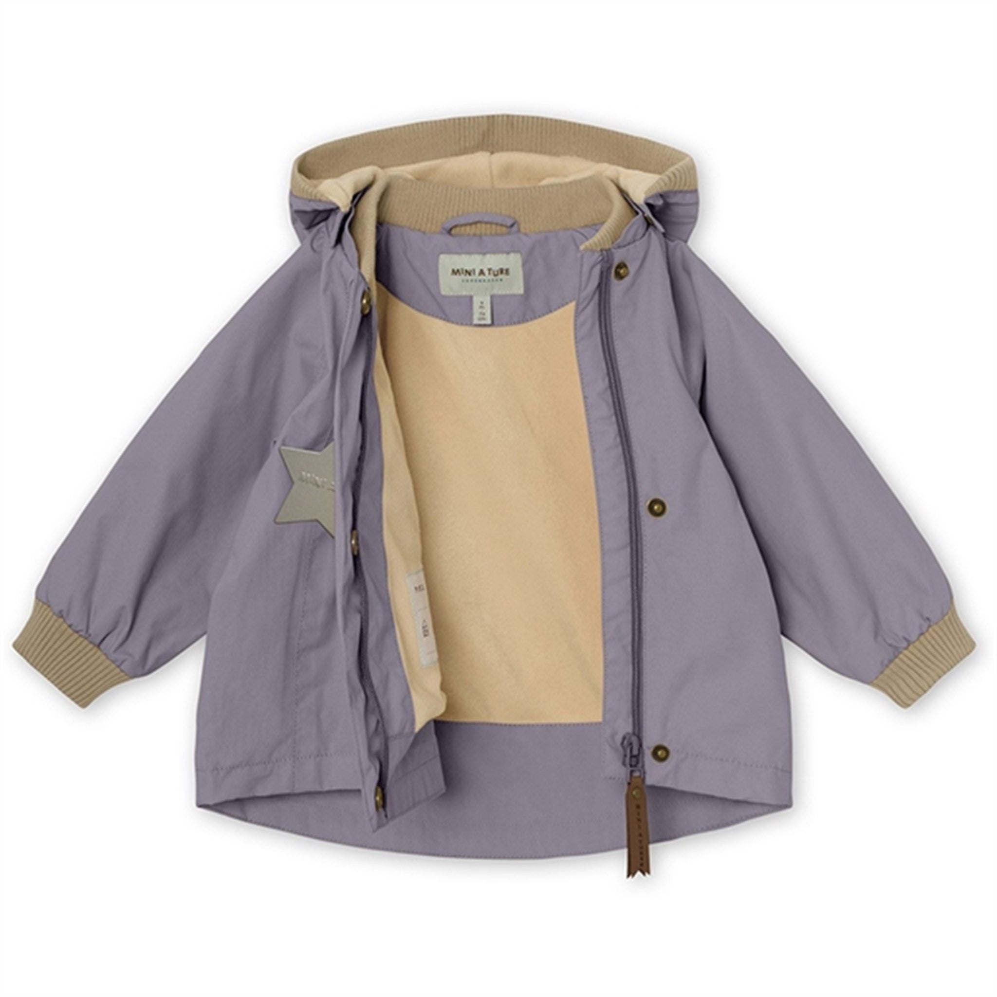 MINI A TURE Wai Spring Jacket w/Fleece Lining Minimal Lilac 2