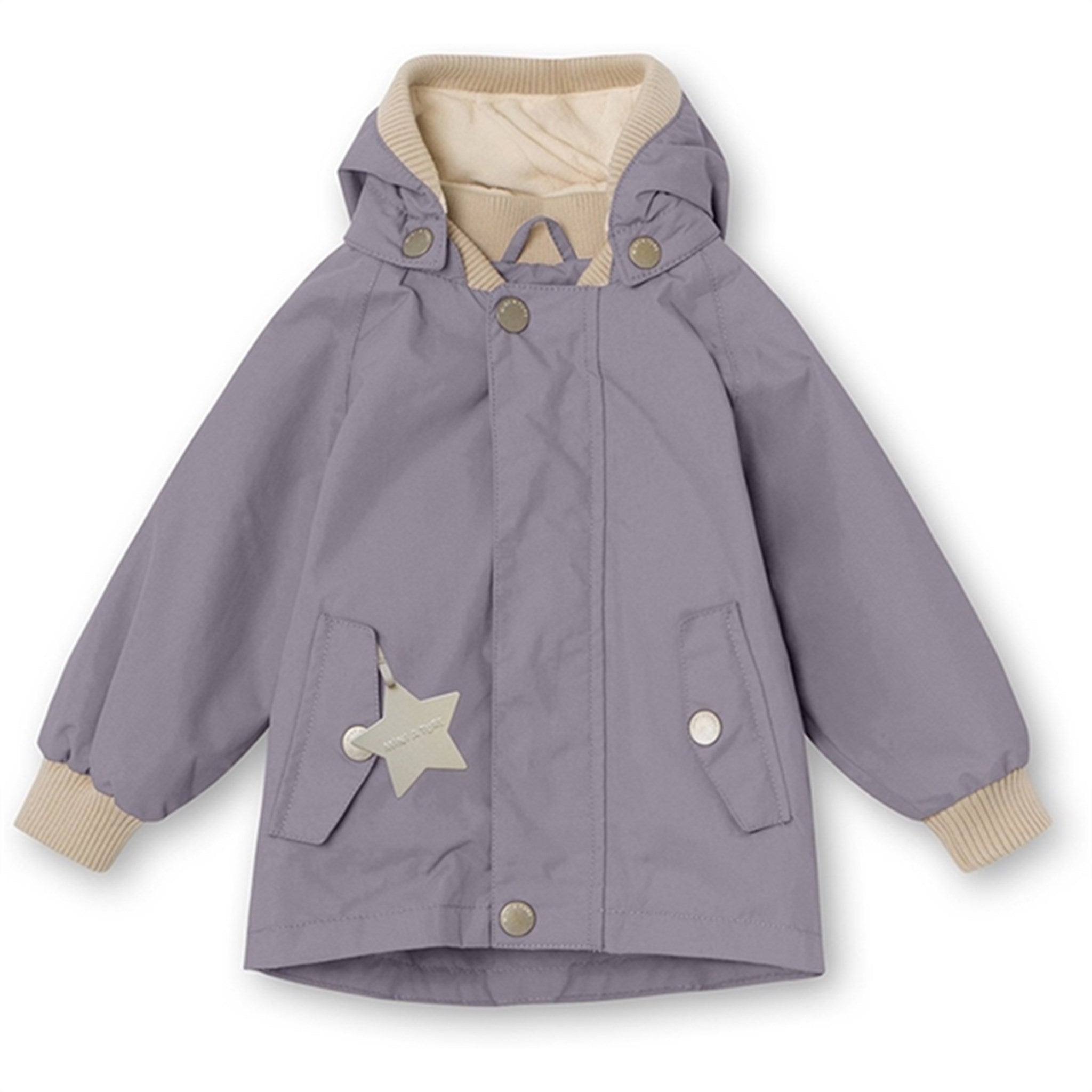 MINI A TURE Wally Spring Jacket w/Fleece Lining Minimal Lilac