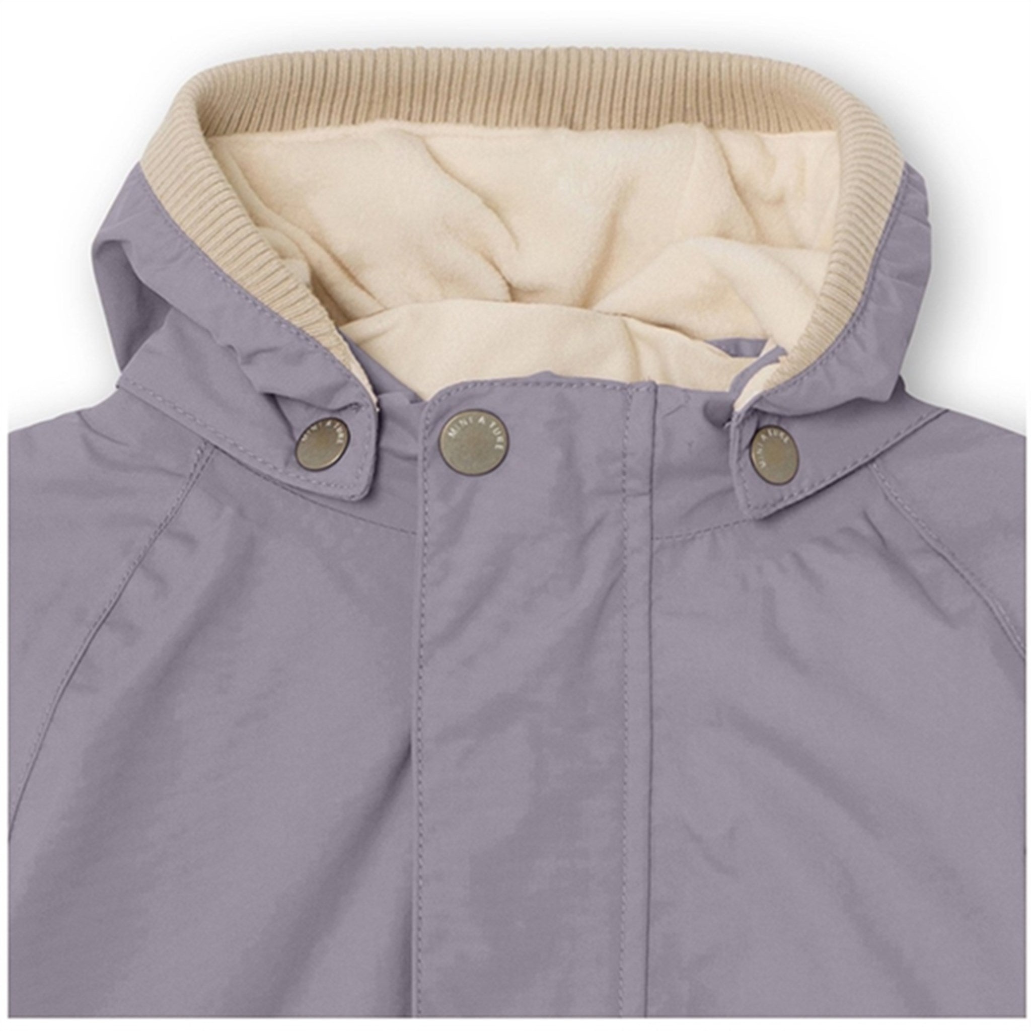 MINI A TURE Wally Spring Jacket w/Fleece Lining Minimal Lilac 3