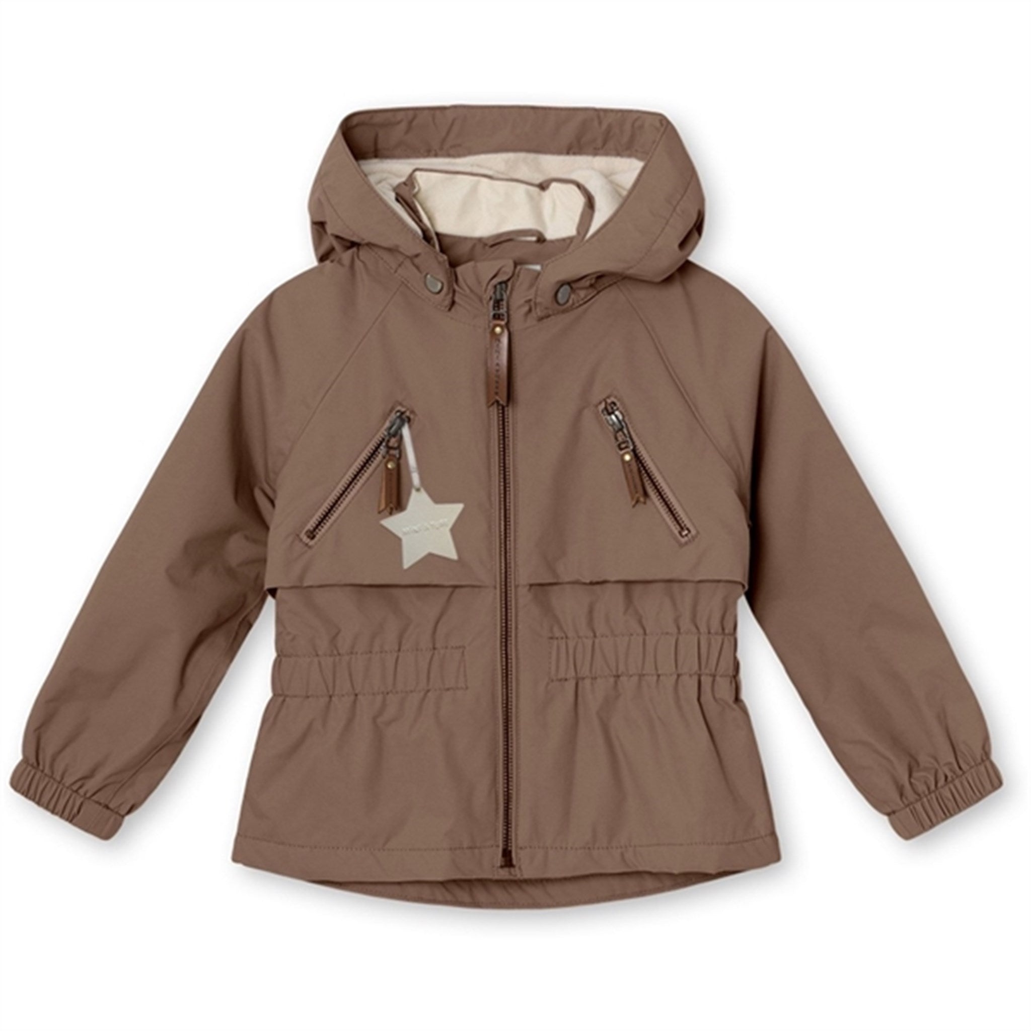 MINI A TURE Algea Spring Jacket With Fleece Lining Brownie