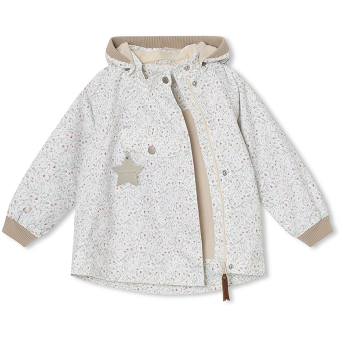 MINI A TURE Wai Spring Jacket w/Fleece Lining Summer Pear