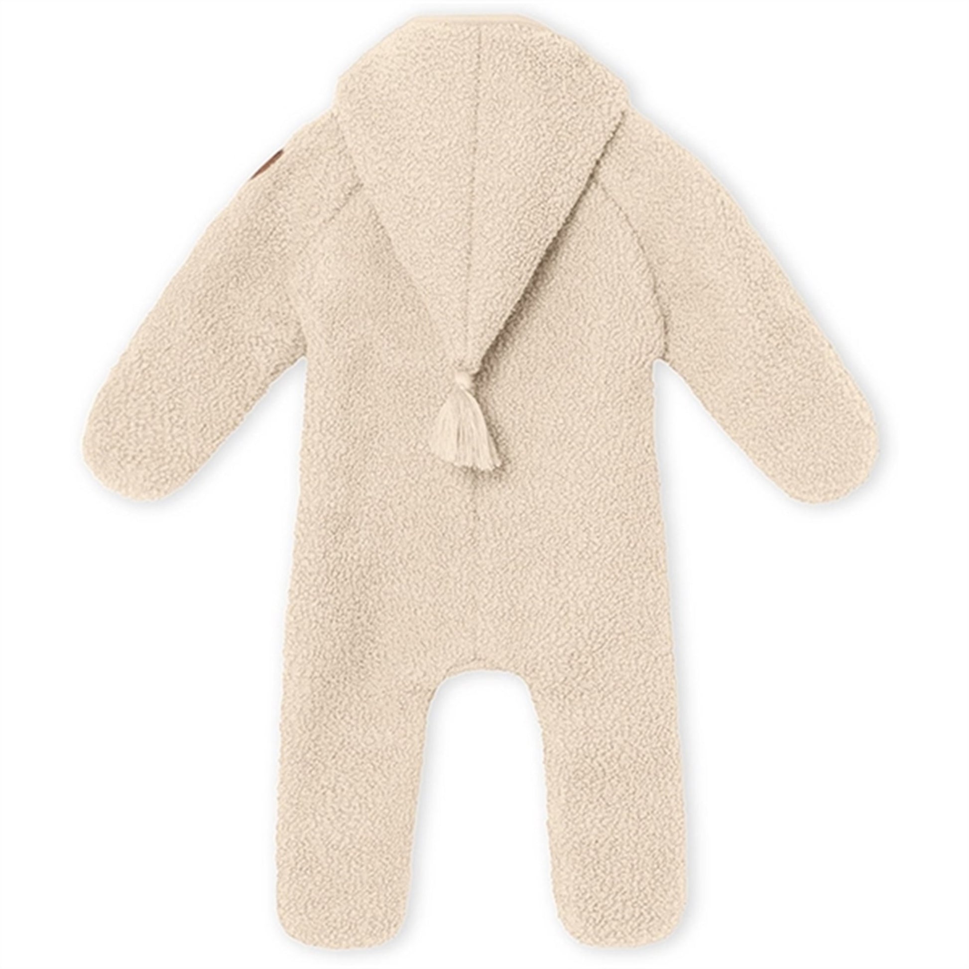MINI A TURE Adel Teddy Fleece Jumpsuit Sand Dollar