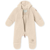 MINI A TURE Adel Teddy Fleece Jumpsuit Sand Dollar