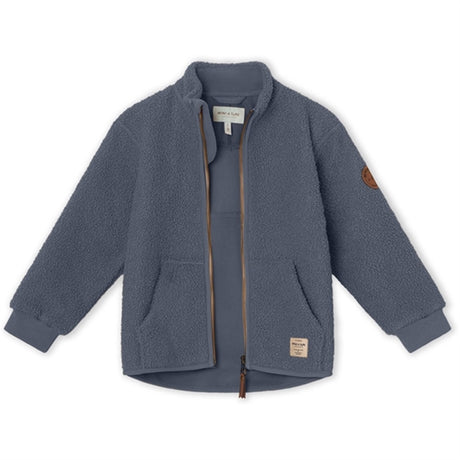 MINI A TURE Saleh Teddy Fleece Jacket Ombre Blue