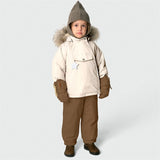 MINI A TURE Wang Fleece Fur Winter Jacket Angora Cream