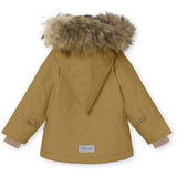 MINI A TURE Wang Fleece Fur Winter Jacket Medal Bronze
