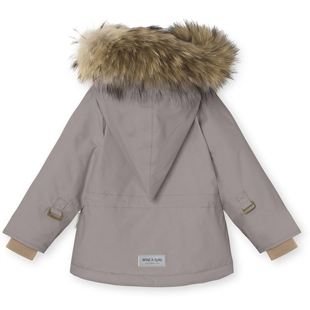 MINI A TURE Wang Fleece Fur Winter Jacket Zinc Purple