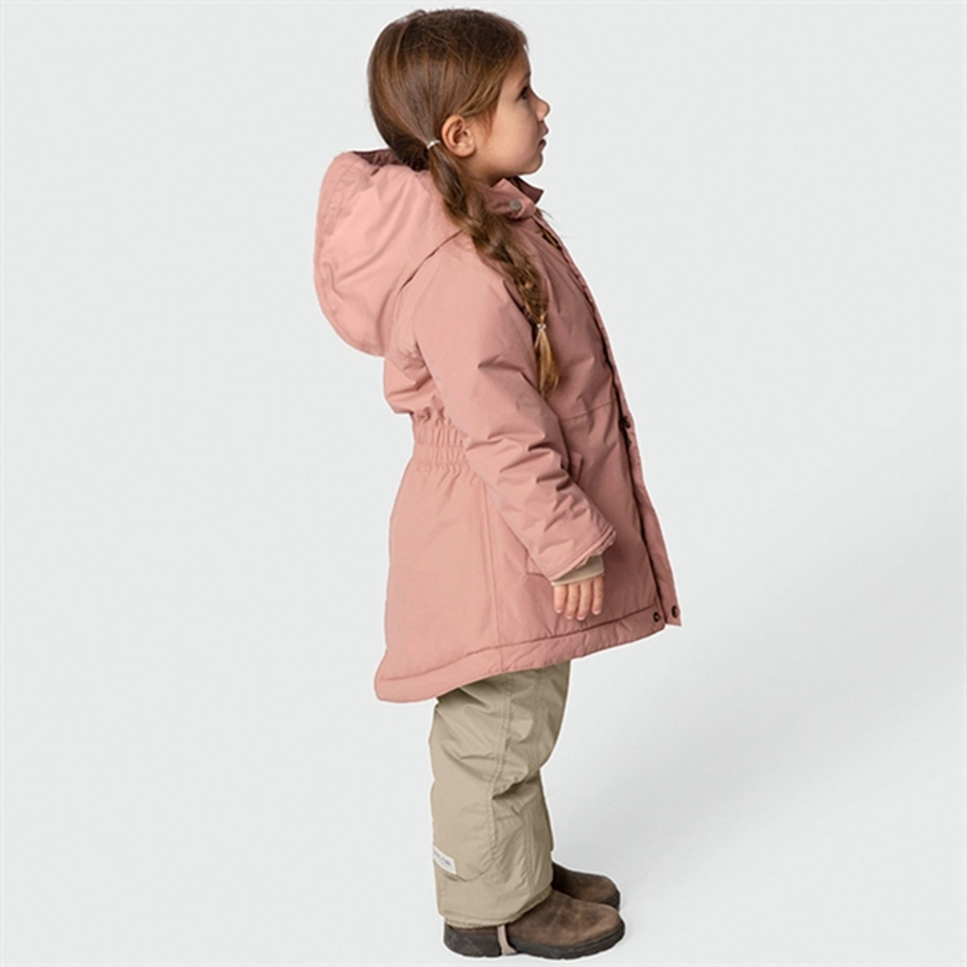 MINI A TURE Vikana Fleece Winter Jacket Wood Rose