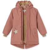 MINI A TURE Vikana Fleece Winter Jacket Wood Rose