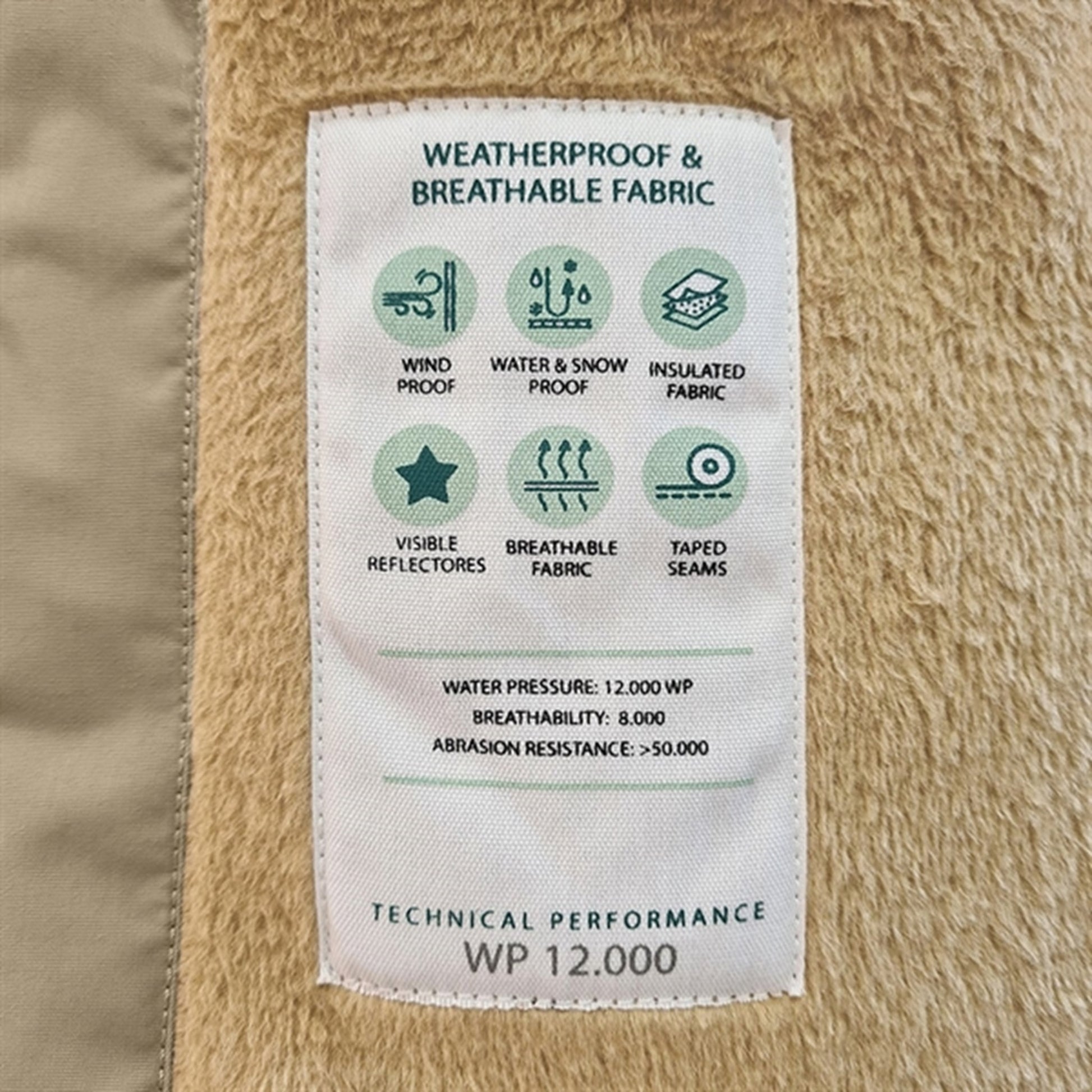 MINI A TURE Wanni Fleece Snow Suit Savannah Tan