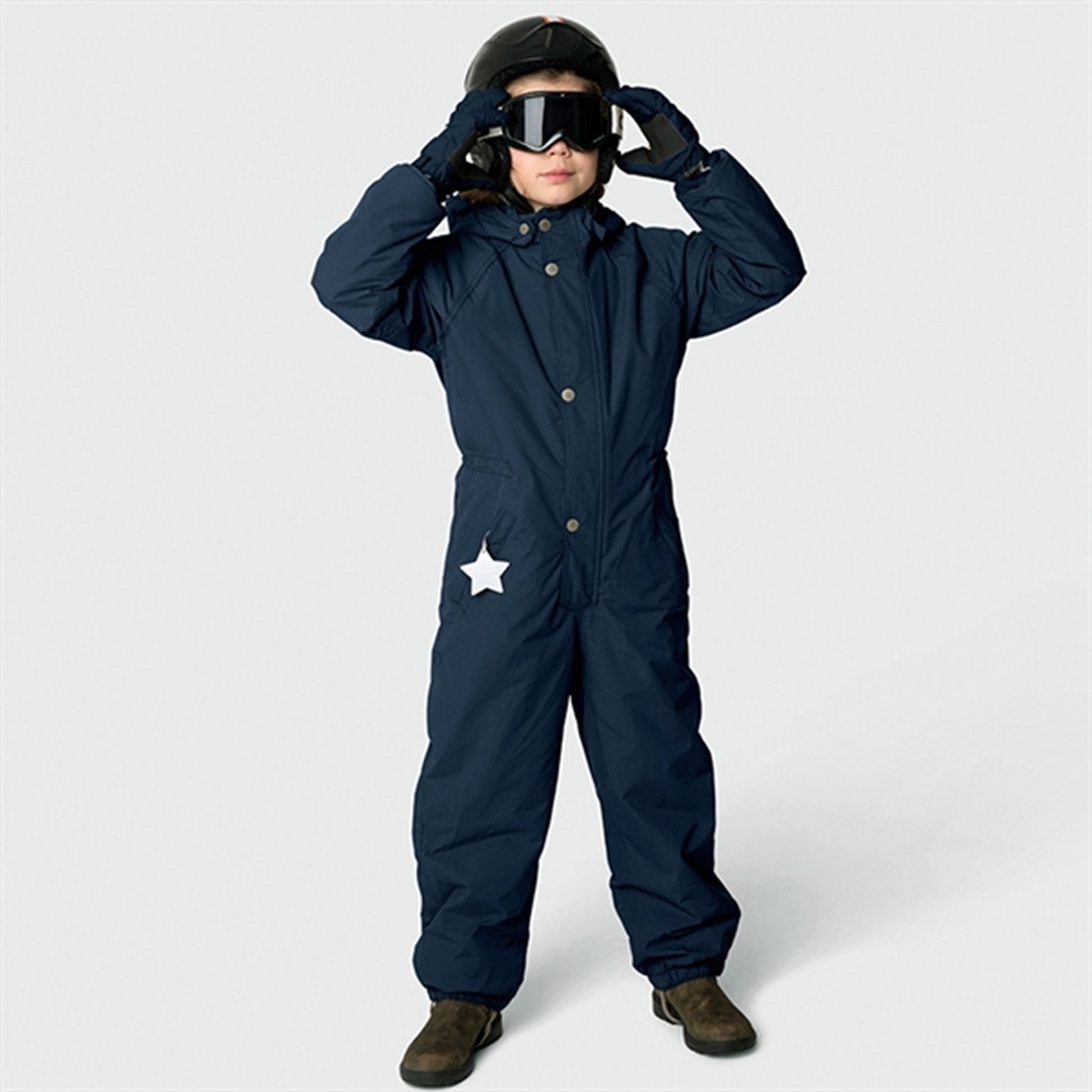 MINI A TURE Wanni Fleece Snow Suit Blue Nights