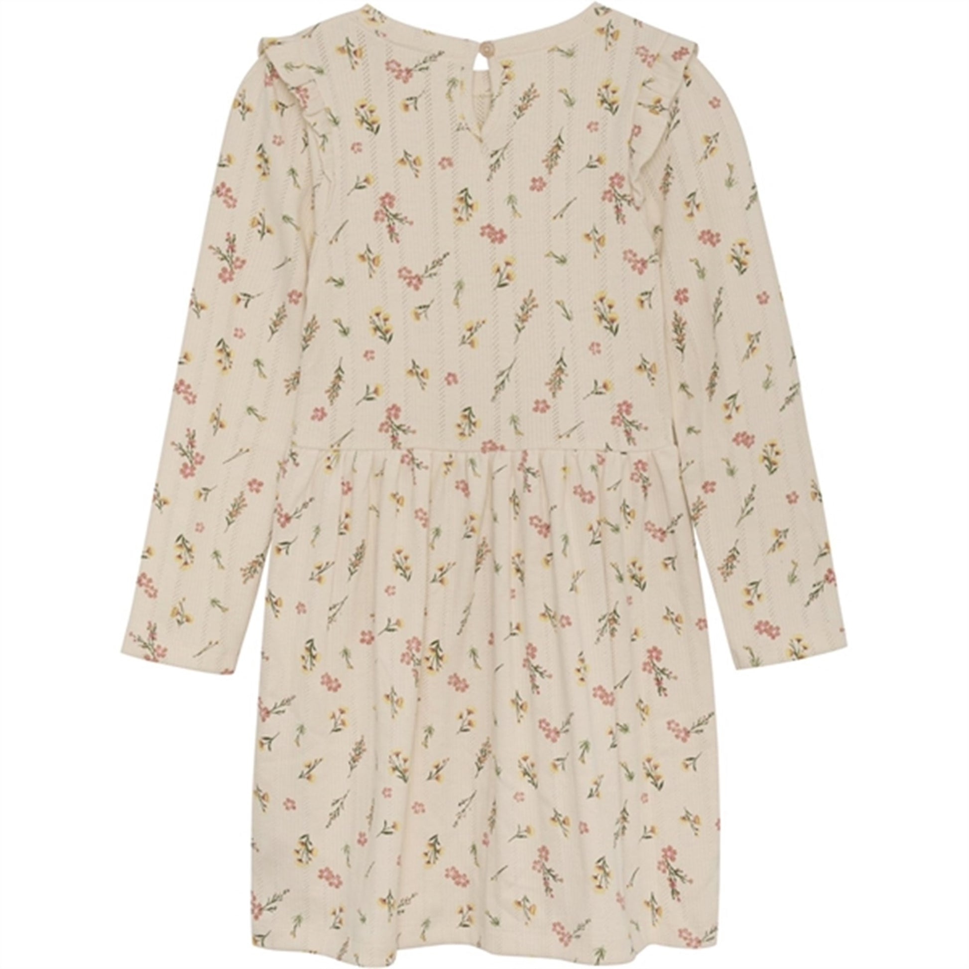 Minymo Pink Champagne Kjole AOP Pointell