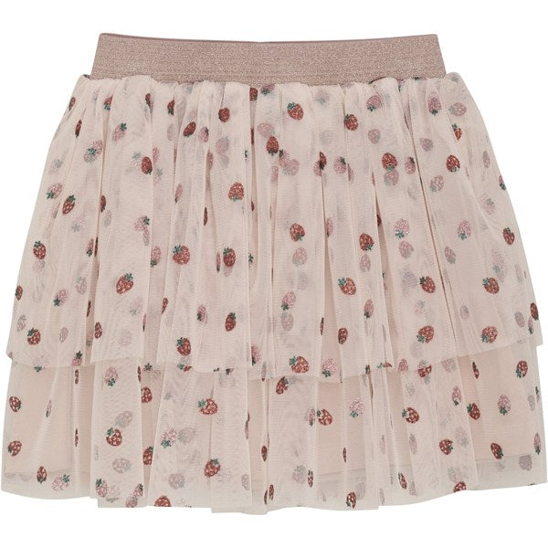 Minymo Spanish Villa skirt w. Glitter AOP
