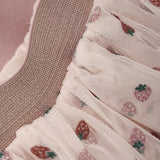 Minymo Spanish Villa skirt w. Glitter AOP
