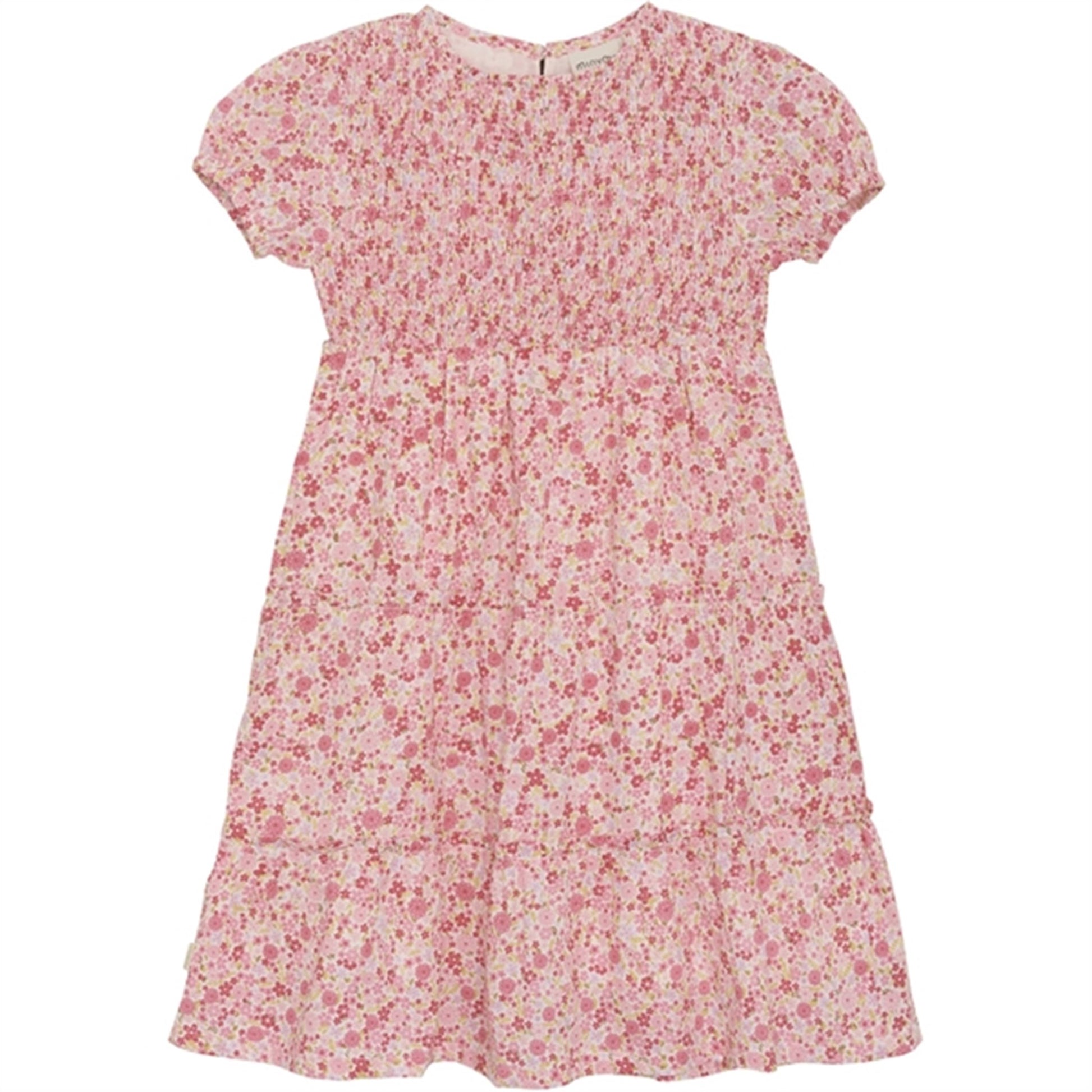 Minymo Pink Dogwood Dress AOP w. Lining