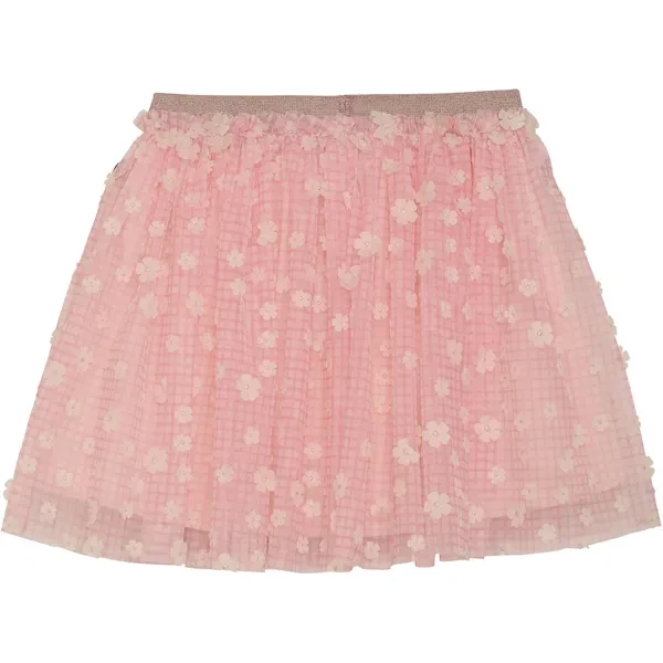 Minymo Pink Dogwood Skirt AOP