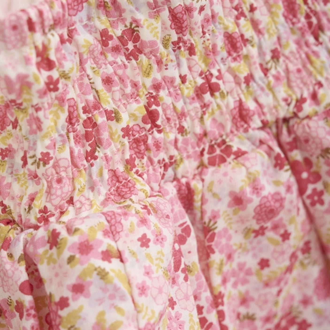Minymo Pink Dogwood Skirt AOP w. Lining