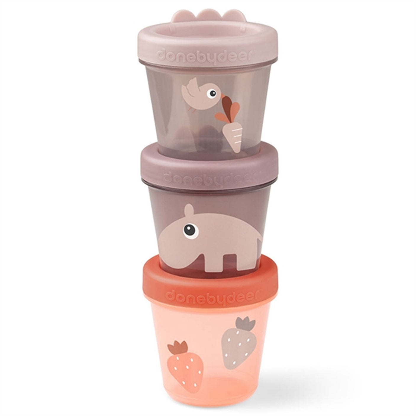 Done by Deer Babyfood Container 3-pack Ozzo Powder