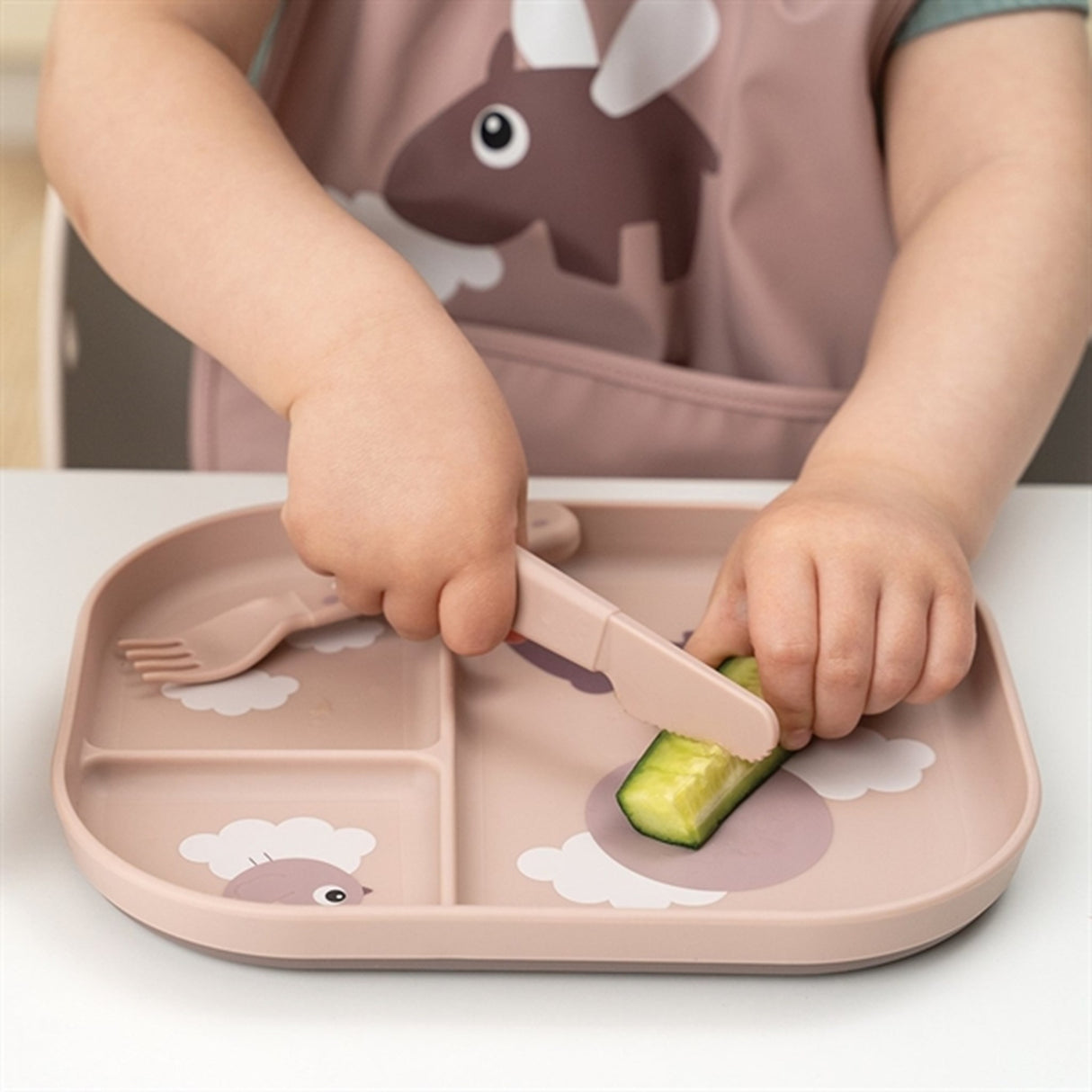 Done by Deer Foodie Cutlery Set Happy Dots Powder