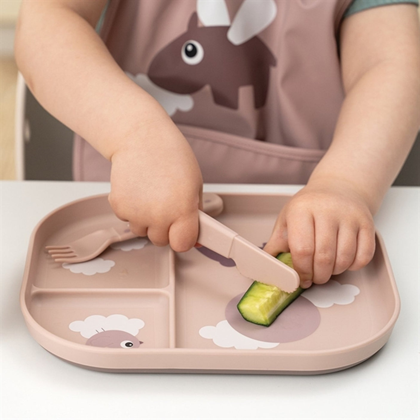 Done by Deer Foodie Cutlery Set Happy Dots Powder