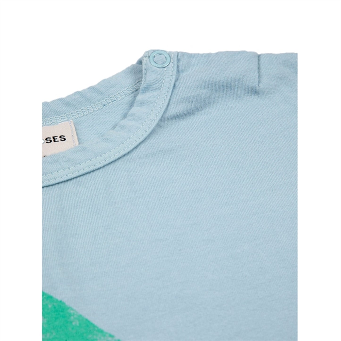 Bobo Choses Light Blue Multicor Sail Boat T-Shirt